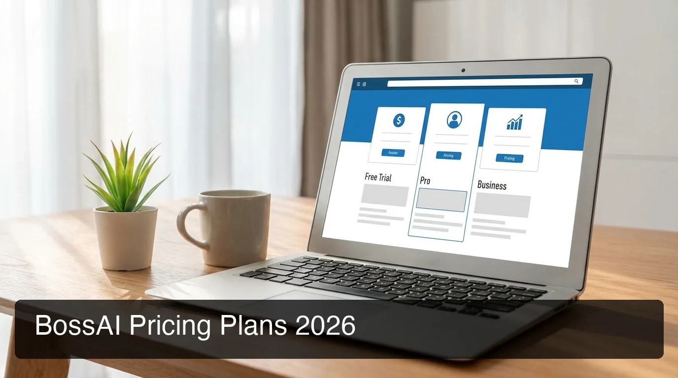 BossAI pricing plans 2026 overview showing free and pro tiers