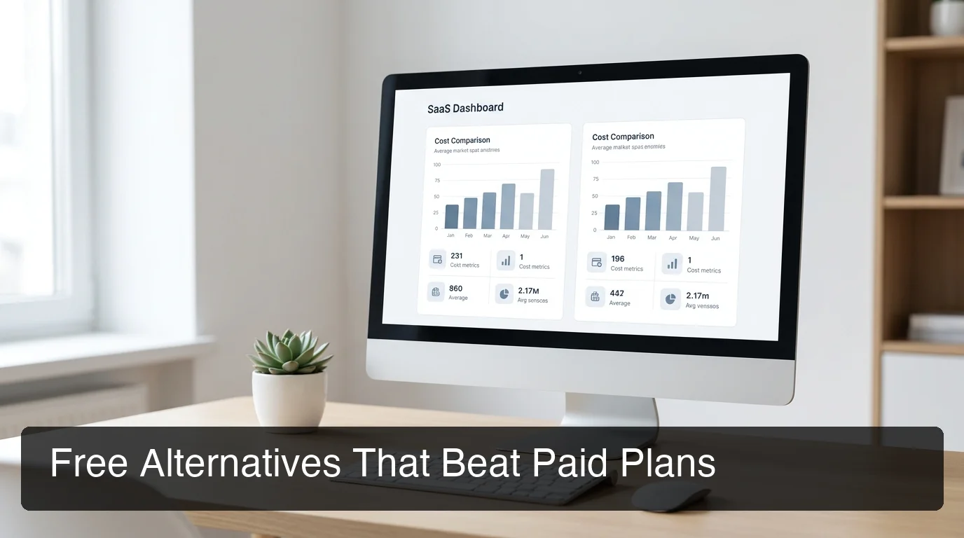 Free apps like Speechify comparison dashboard showing cost breakdown for BossAI and competitors
