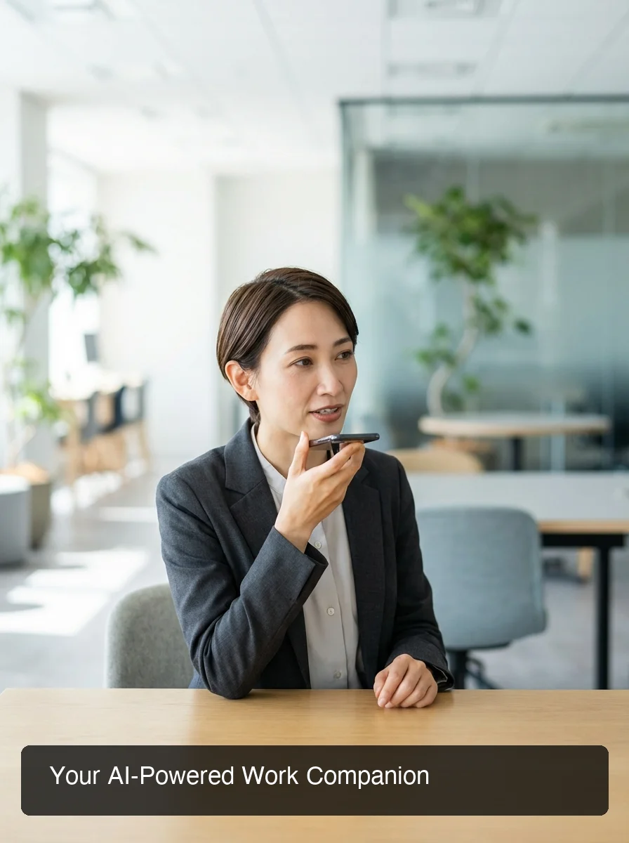 BossAI professional voice AI companion for workplace communication on-the-go