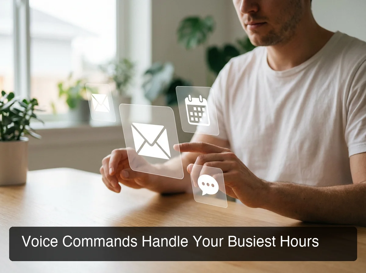 BossAI voice commands handling daily workplace communication tasks