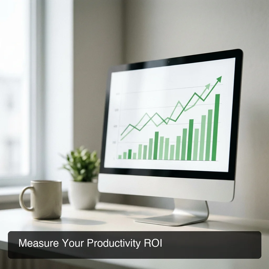 Analytics dashboard with growth charts, clean minimalist design, green accent colors suggesting progress