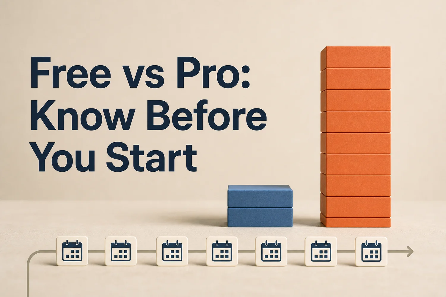 BossAI free vs Pro dictation limits shown as a short block for daily free words and a tall block for unlimited Pro use