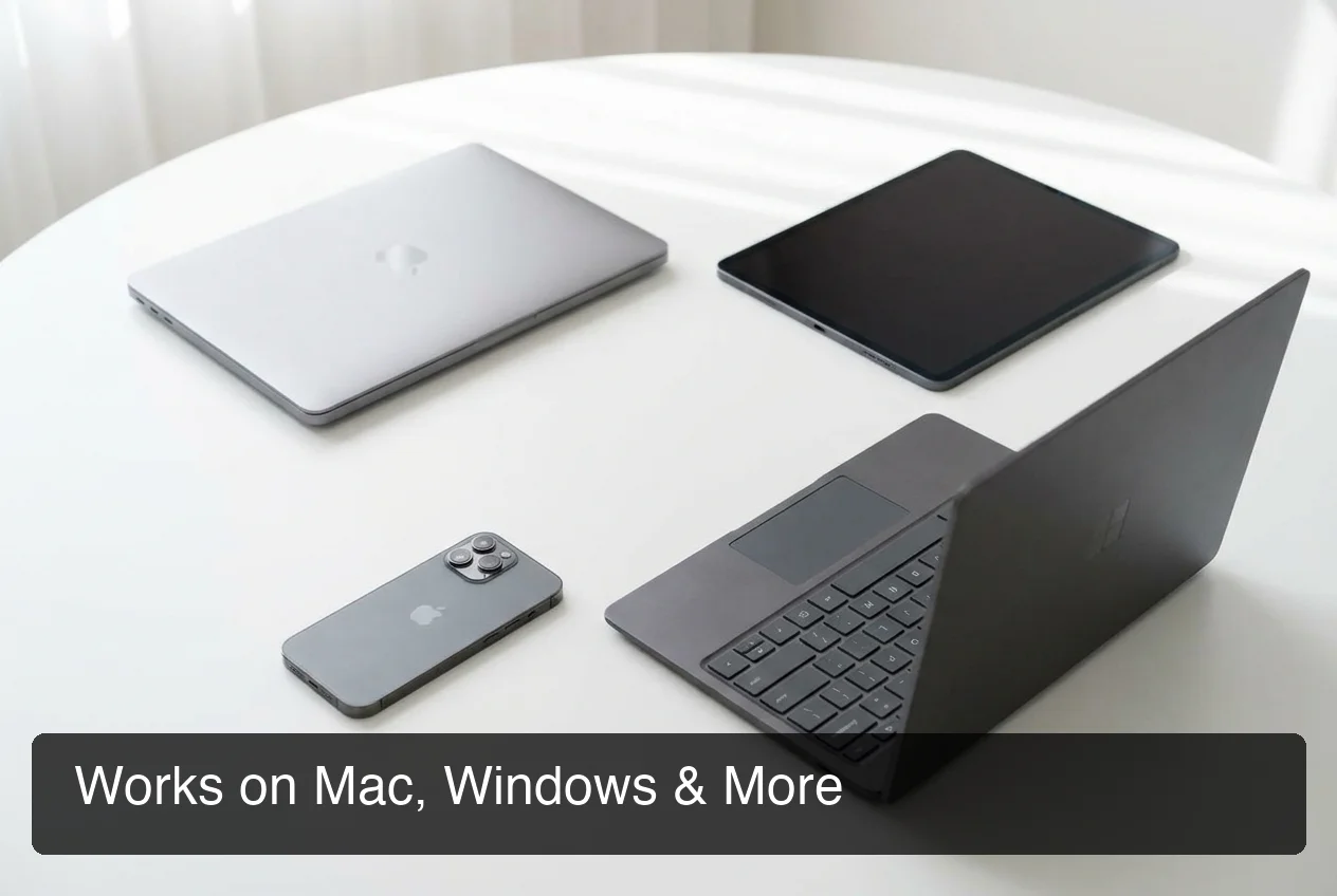 BossAI platform compatibility across Mac, Windows, iPhone, and iPad devices
