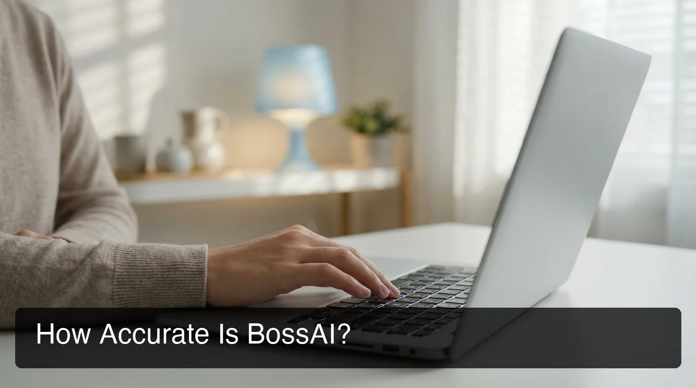 BossAI accuracy benchmarks showing voice typing precision across platforms