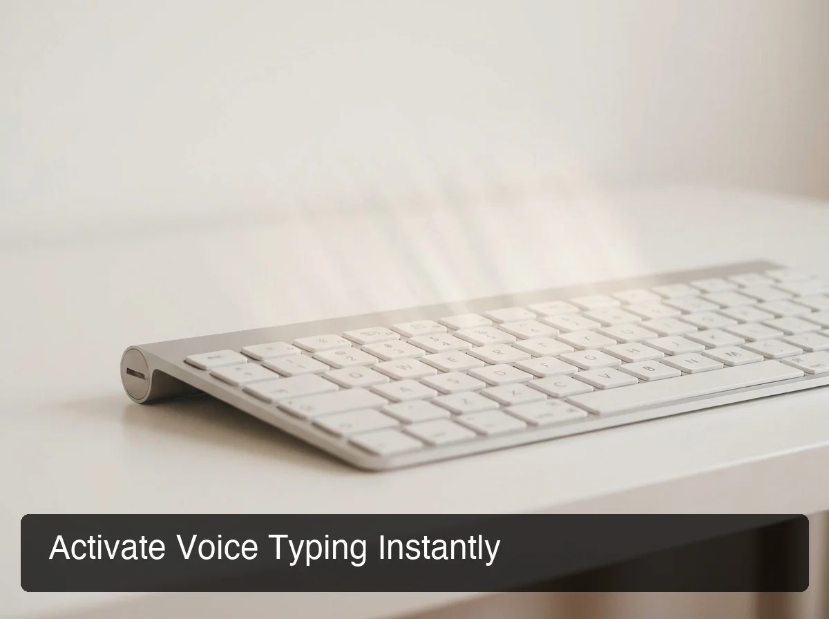 BossAI Mac system-wide keyboard activation showing hotkey and instant dictation in any app