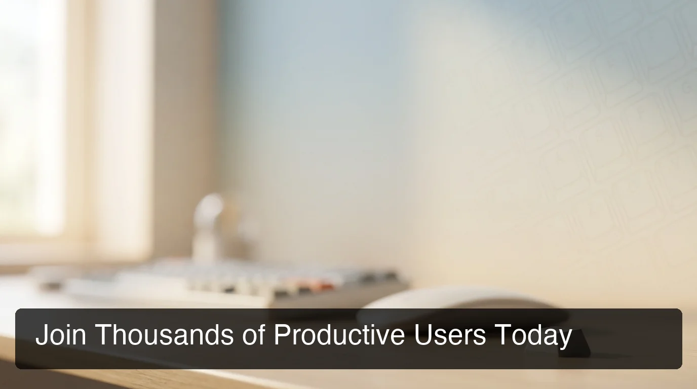 BossAI cta download free showing join thousands of productive users