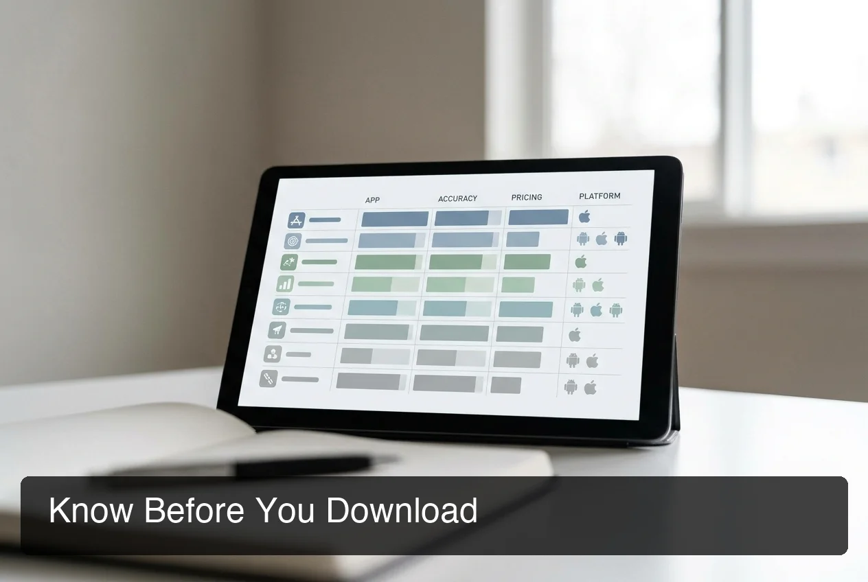 android dictation app comparison showing feature matrix and pricing for leading apps
