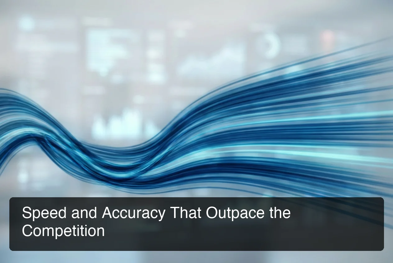 Fast motion blur concept with voice wave visualization, modern UI elements, tech-forward aesthetic