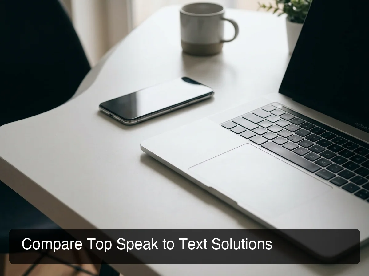 BossAI speak to text apps comparison — top best speech to text software on modern devices
