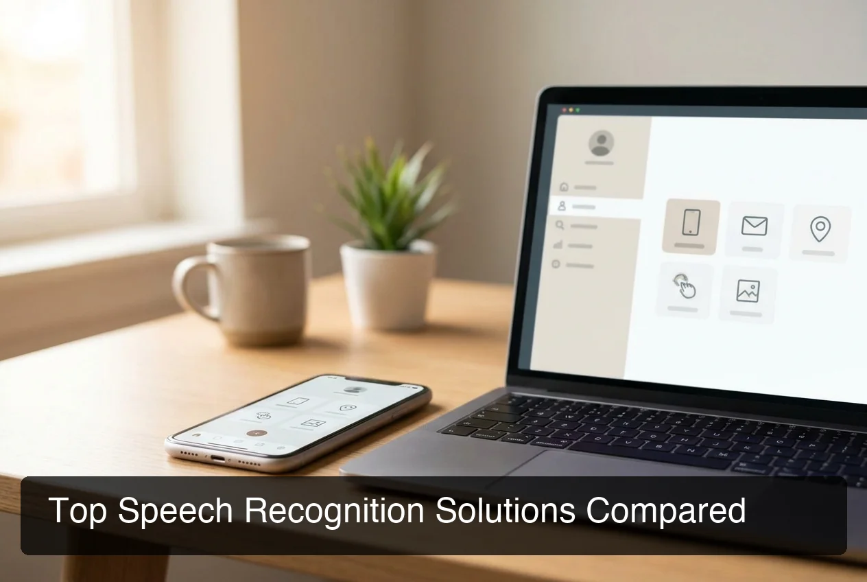 BossAI top speech recognition apps compared across mobile and desktop interfaces in 2026