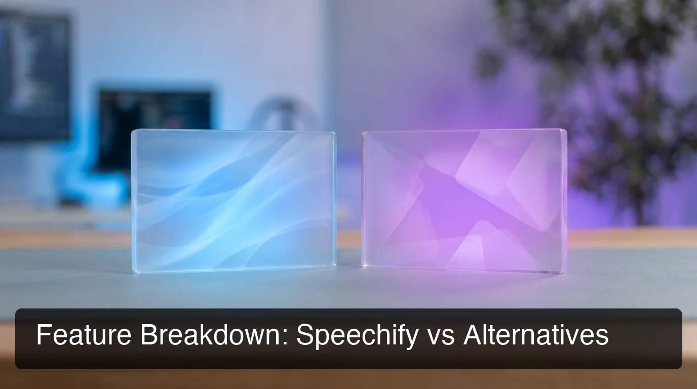 BossAI feature comparison breakdown - Speechify vs voice dictation alternatives in 2026