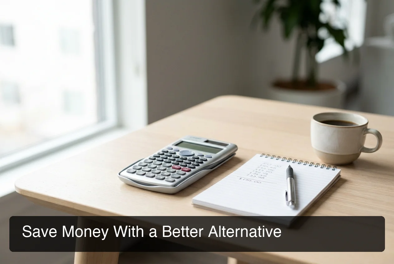 Superwhisper free alternative pricing comparison showing monthly costs for top voice dictation tools