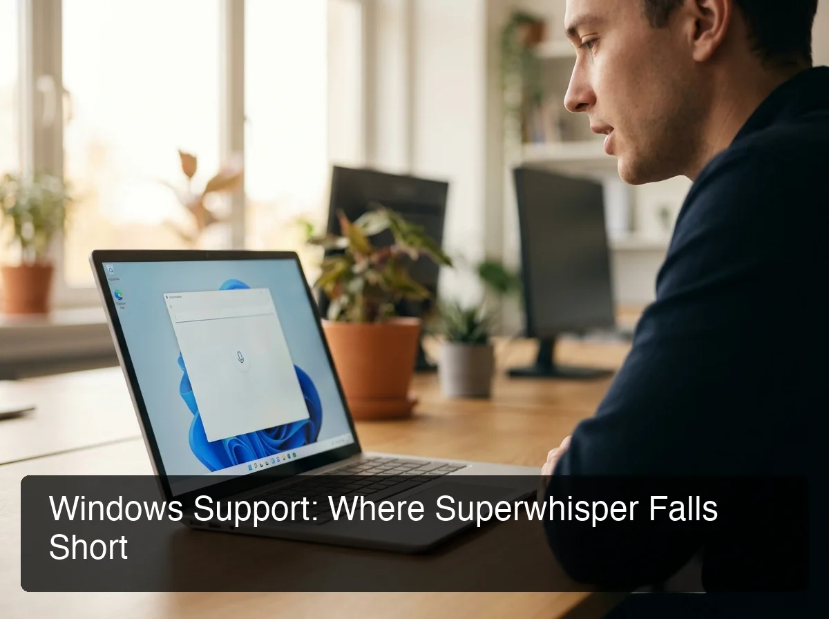 BossAI windows voice dictation alternative running as system tray app on Windows 11