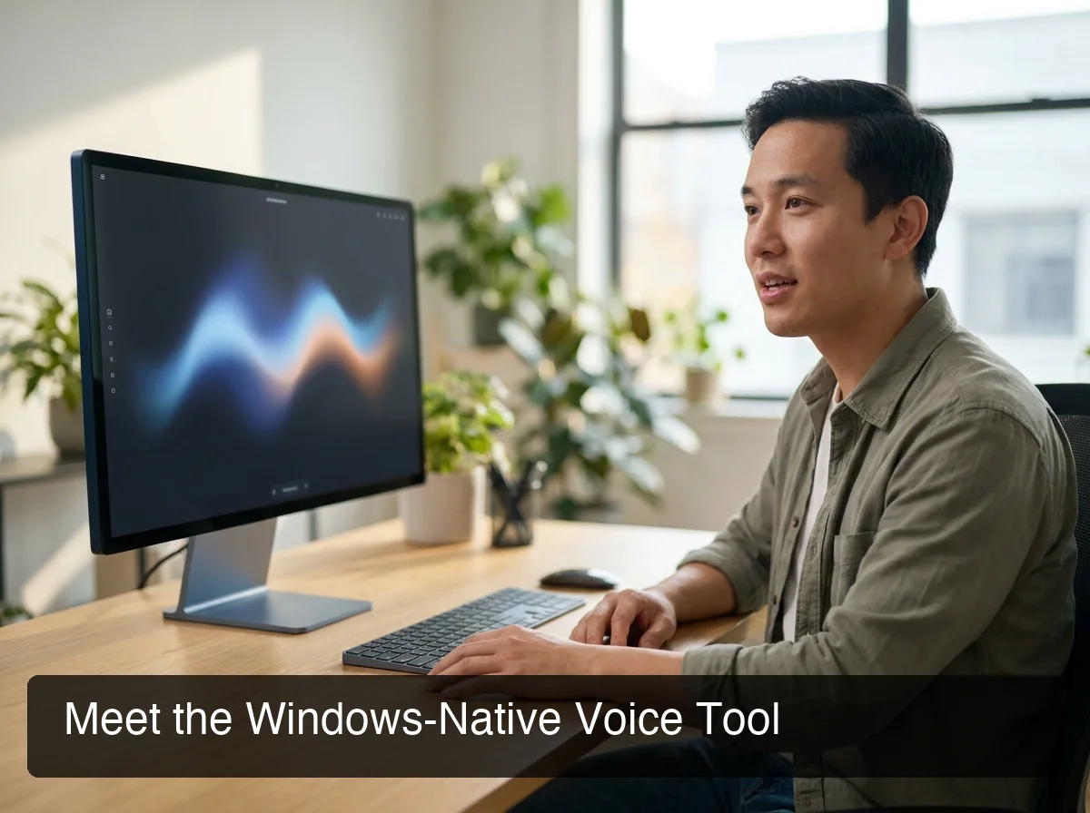 BossAI Windows voice keyboard app — AI dictation with screen reading and one-tap rewrite for Windows users