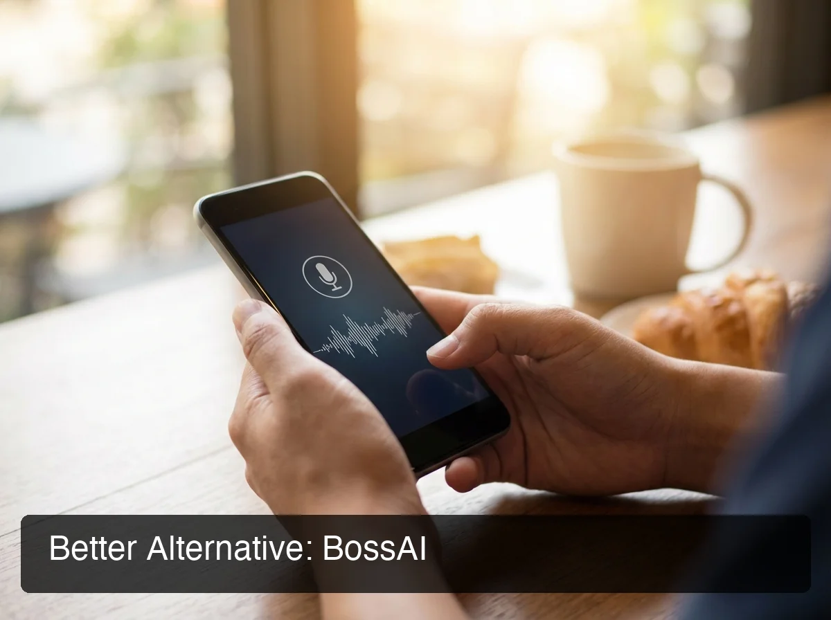 BossAI ai voice keyboard alternative to superwhisper and wispr flow on iPhone