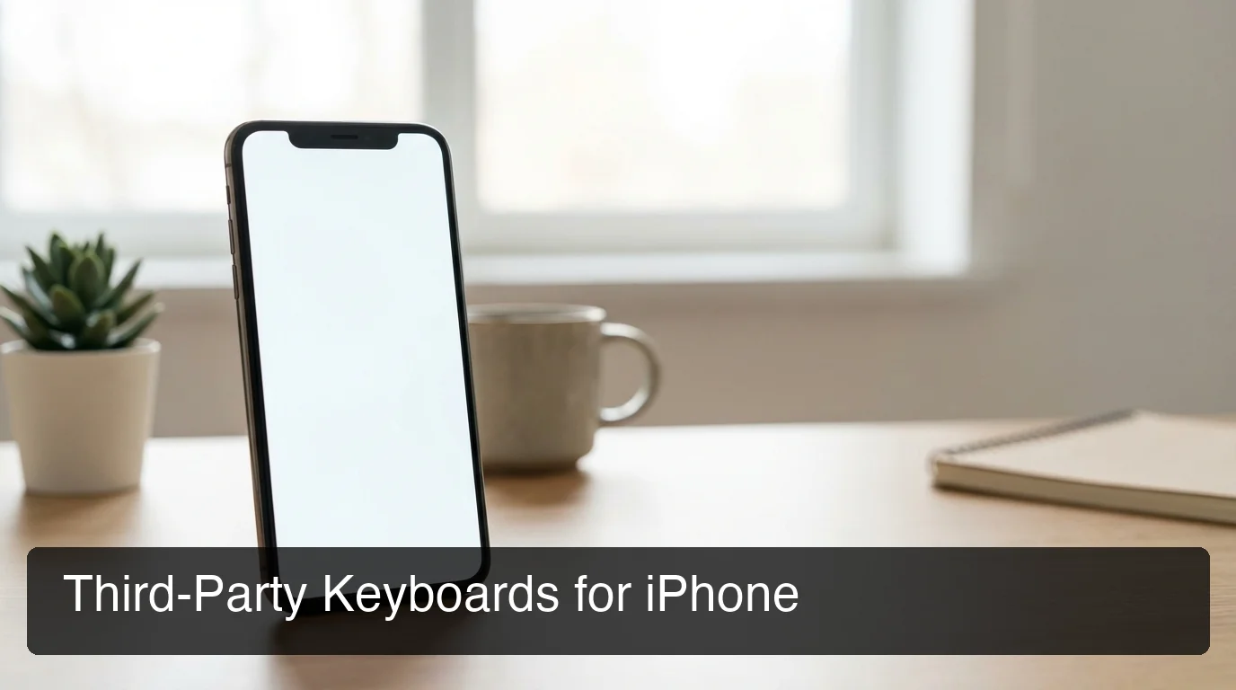 BossAI third party keyboard iphone showing voice input and AI dictation on iPhone screen