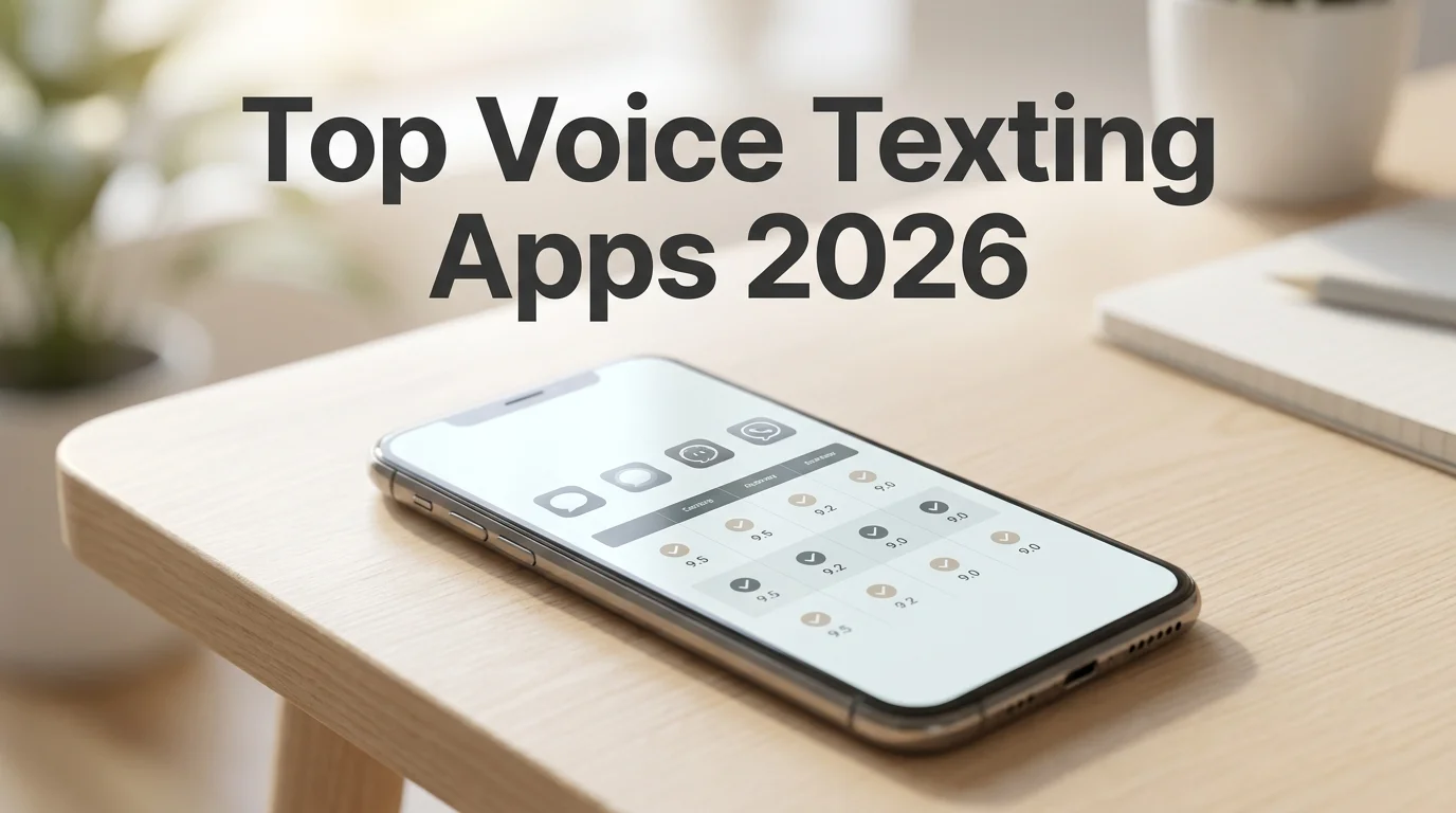 Comparison chart of the best voice messaging apps ranked for Android and iPhone support in 2026