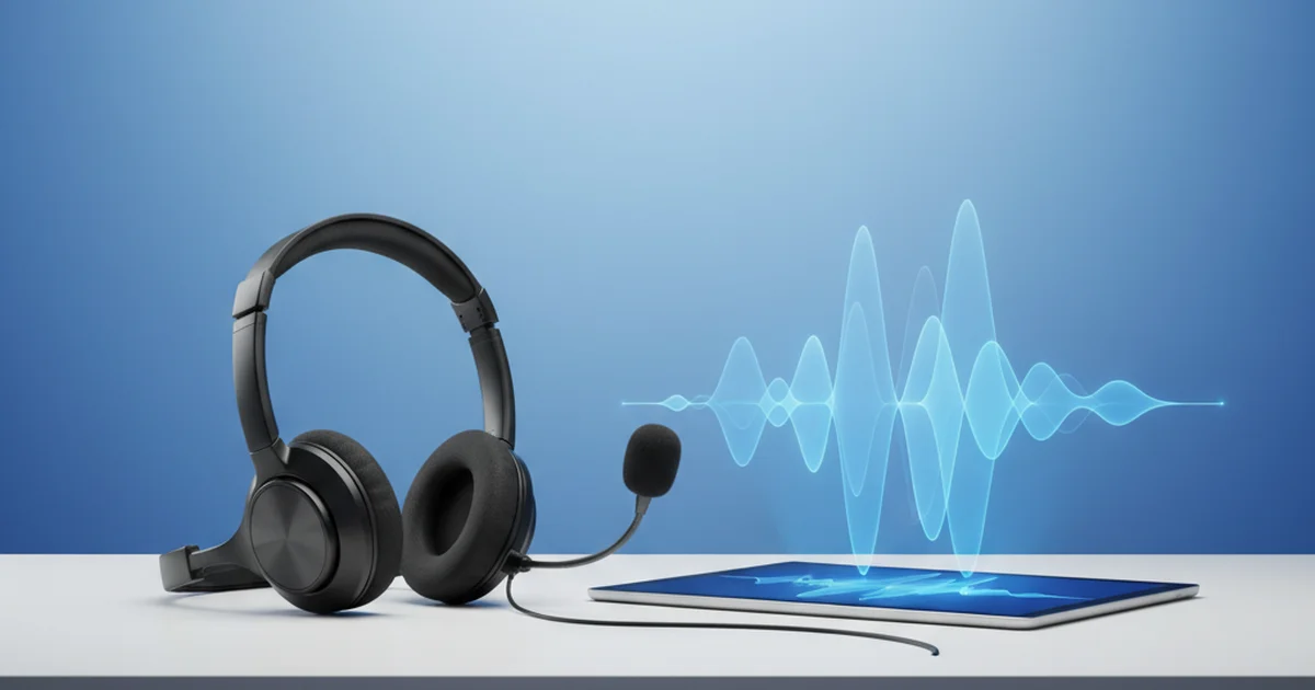 Quality headset microphone setup for accurate voice to text on Windows PC