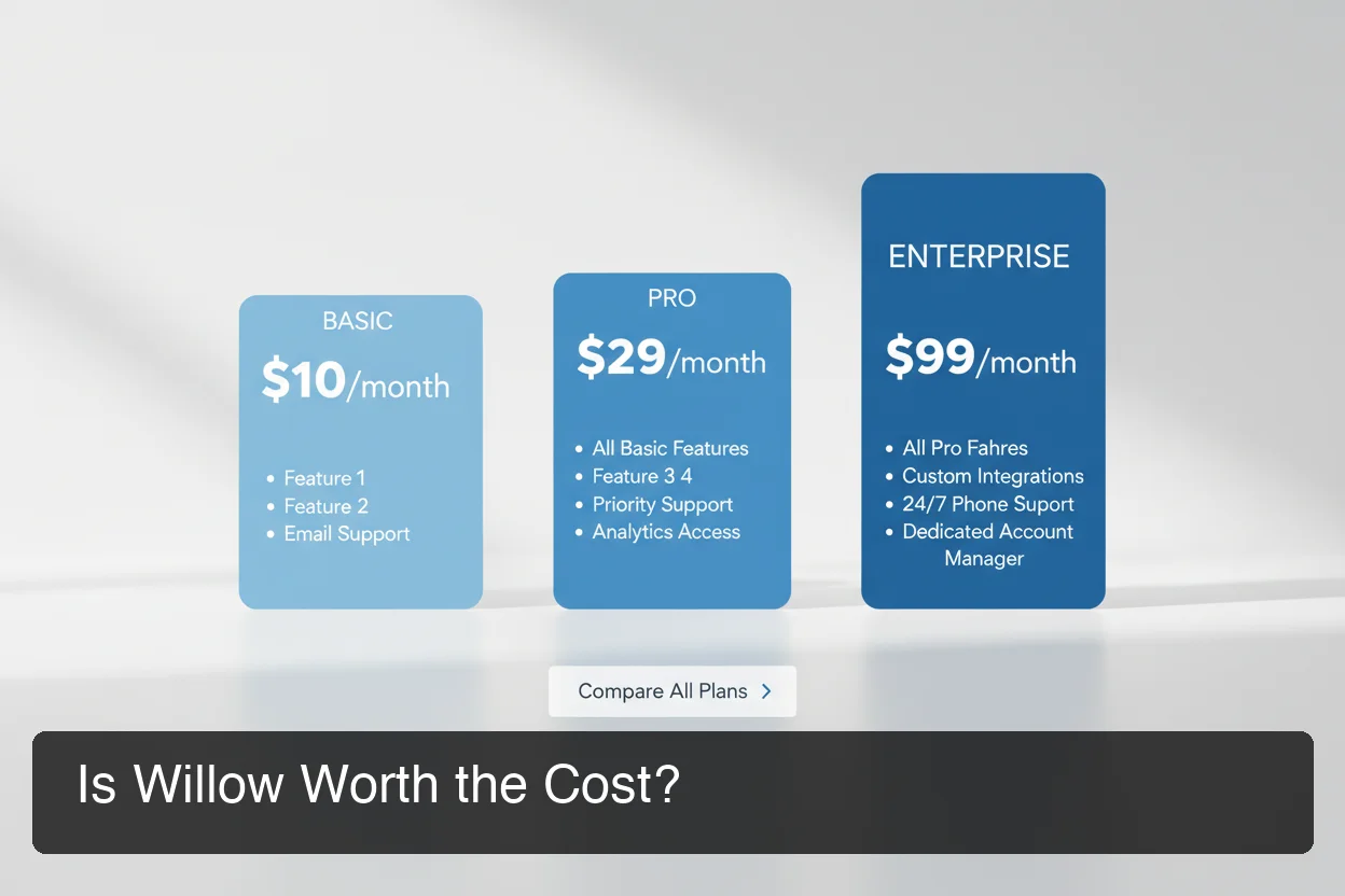 BossAI willow dictation pricing comparison showing subscription plan value breakdown